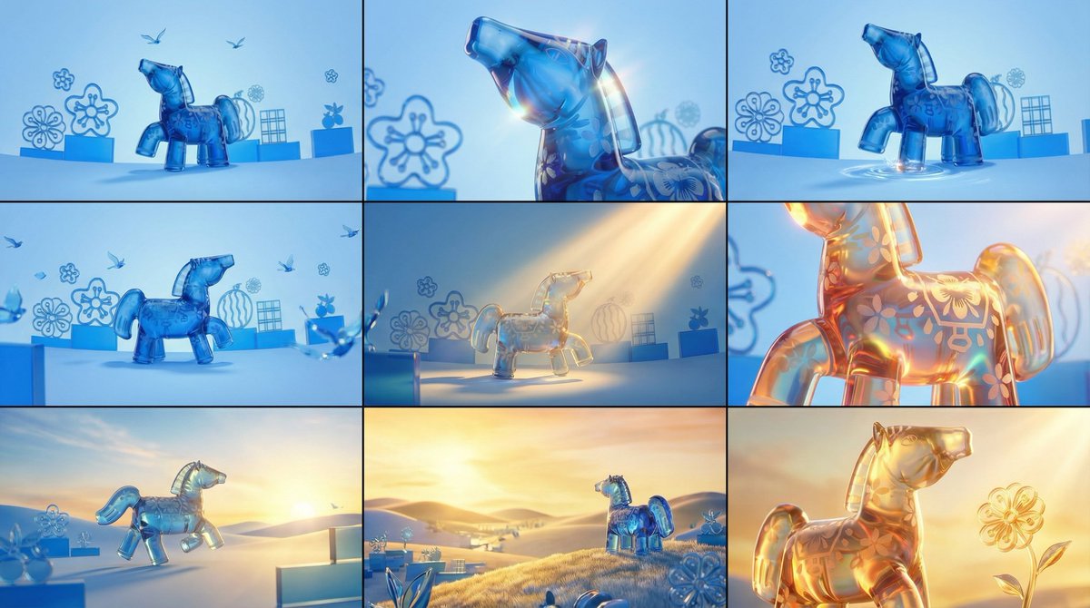 AI product relight: glass material, reflections, and highlights stay realistic across scenes.