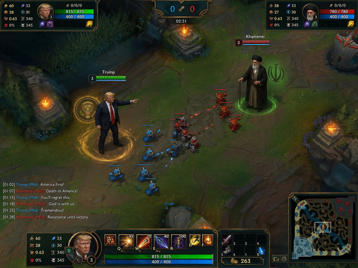 AI scene composite: insert a character into a game screenshot with natural lighting and perspective.